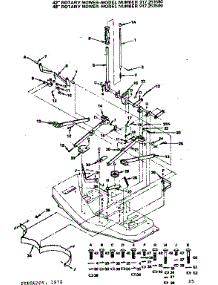 Lift Assembly parts for Craftsman Mower Attachment 917253590 from AppliancePartsPros.com