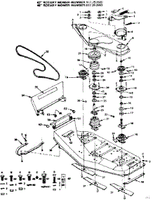Mandrel Assembly parts for Craftsman Mower Attachment 917253590 from AppliancePartsPros.com