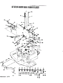 Lift Assembly parts for Craftsman Mower Attachment 917253591 from AppliancePartsPros.com