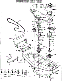 Mandrel Assembly parts for Craftsman Mower Attachment 917253591 from AppliancePartsPros.com