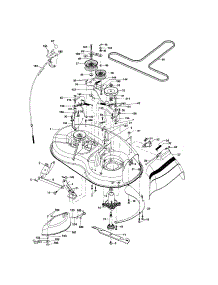 Mower parts for Craftsman Front-Engine Lawn Tractor 917253620 from AppliancePartsPros.com