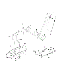 Mower Lift parts for Craftsman Front-Engine Lawn Tractor 917253620 from AppliancePartsPros.com