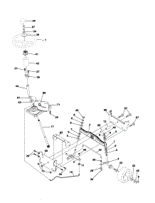 Steering parts for Craftsman Front-Engine Lawn Tractor 917253621 from AppliancePartsPros.com