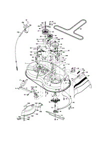 Mower parts for Craftsman Front-Engine Lawn Tractor 917253621 from AppliancePartsPros.com
