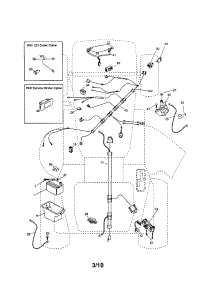 Electrical parts for Craftsman Front-Engine Lawn Tractor 917253631 from AppliancePartsPros.com