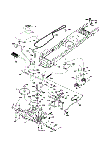 Drive parts for Craftsman Front-Engine Lawn Tractor 917253631 from AppliancePartsPros.com