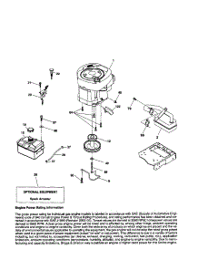 Engine parts for Craftsman Front-Engine Lawn Tractor 917253631 from AppliancePartsPros.com