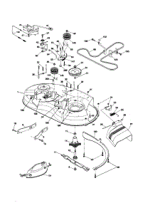Mower parts for Craftsman Front-Engine Lawn Tractor 917253631 from AppliancePartsPros.com