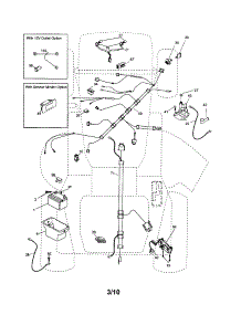 Electrical parts for Craftsman Front-Engine Lawn Tractor 917253640 from AppliancePartsPros.com