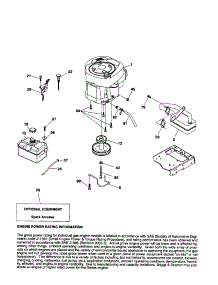 Engine parts for Craftsman Front-Engine Lawn Tractor 917253640 from AppliancePartsPros.com
