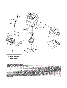 Engine parts for Craftsman Front-Engine Lawn Tractor 917253641 from AppliancePartsPros.com