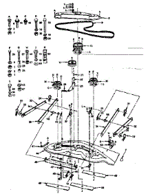 Suspension, Deck & Cover parts for Craftsman Riding Mower & Tractor 917253645 from AppliancePartsPros.com