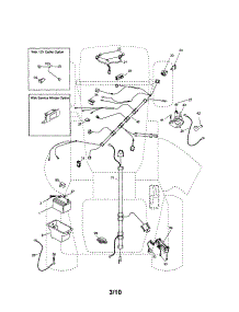 Electrical parts for Craftsman Front-Engine Lawn Tractor 917253653 from AppliancePartsPros.com