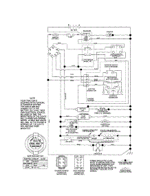 Schematic Diagram parts for Craftsman Front-Engine Lawn Tractor 917253653 from AppliancePartsPros.com