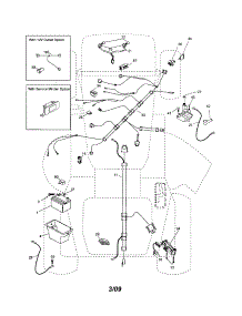 Electrical parts for Craftsman Front-Engine Lawn Tractor 917253660 from AppliancePartsPros.com