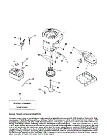 Engine parts for Craftsman Front-Engine Lawn Tractor 917253660 from AppliancePartsPros.com