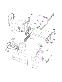 Lift parts for Craftsman Front-Engine Lawn Tractor 917253660 from AppliancePartsPros.com
