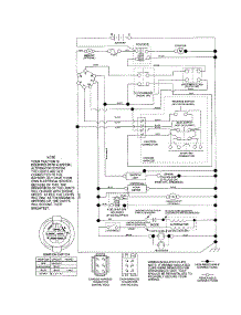 Schematic Diagram parts for Craftsman Front-Engine Lawn Tractor 917253660 from AppliancePartsPros.com
