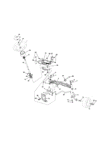 Steering parts for Craftsman Front-Engine Lawn Tractor 917253690 from AppliancePartsPros.com
