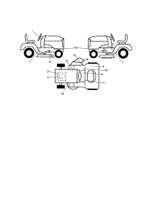 Decals parts for Craftsman Front-Engine Lawn Tractor 917253690 from AppliancePartsPros.com