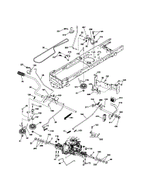 Drive parts for Craftsman Front-Engine Lawn Tractor 917253691 from AppliancePartsPros.com