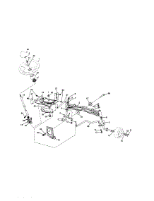 Steering parts for Craftsman Front-Engine Lawn Tractor 917253691 from AppliancePartsPros.com
