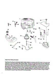 Engine parts for Craftsman Front-Engine Lawn Tractor 917253691 from AppliancePartsPros.com