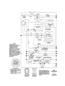 Schematic Diagram parts for Craftsman Front-Engine Lawn Tractor 917253691 from AppliancePartsPros.com