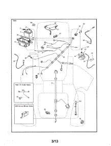 Electrical parts for Craftsman Front-Engine Lawn Tractor 917253692 from AppliancePartsPros.com