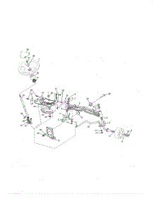 Steering parts for Craftsman Front-Engine Lawn Tractor 917253692 from AppliancePartsPros.com