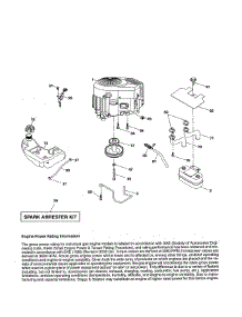 Engine parts for Craftsman Front-Engine Lawn Tractor 917253692 from AppliancePartsPros.com