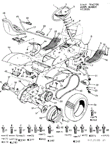 Steering Assembly parts for Craftsman Front-Engine Lawn Tractor 91725370 from AppliancePartsPros.com