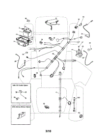 Electrical parts for Craftsman Front-Engine Lawn Tractor 917253700 from AppliancePartsPros.com