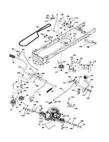 Drive parts for Craftsman Front-Engine Lawn Tractor 917253700 from AppliancePartsPros.com