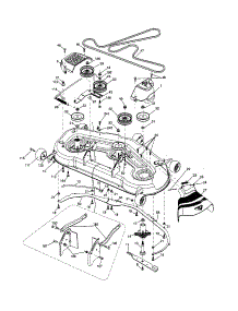 Mower parts for Craftsman Front-Engine Lawn Tractor 917253700 from AppliancePartsPros.com