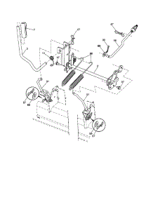 Mower Lift parts for Craftsman Front-Engine Lawn Tractor 917253700 from AppliancePartsPros.com