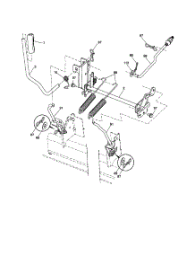 Mower Lift parts for Craftsman Front-Engine Lawn Tractor 917253701 from AppliancePartsPros.com