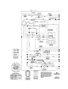 Schematic Diagram parts for Craftsman Front-Engine Lawn Tractor 917253701 from AppliancePartsPros.com