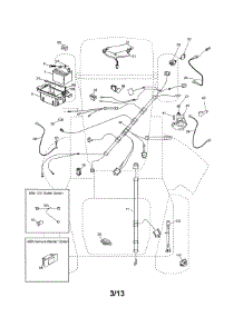 Electrical parts for Craftsman Front-Engine Lawn Tractor 917253702 from AppliancePartsPros.com