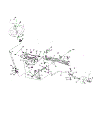 Steering parts for Craftsman Front-Engine Lawn Tractor 917253702 from AppliancePartsPros.com