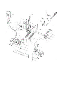 Mower Lift parts for Craftsman Front-Engine Lawn Tractor 917253702 from AppliancePartsPros.com