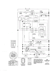 Schematic Diagram parts for Craftsman Front-Engine Lawn Tractor 917253702 from AppliancePartsPros.com