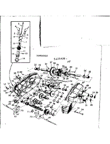 Transaxle parts for Craftsman Front-Engine Lawn Tractor 91725371 from AppliancePartsPros.com