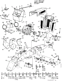 Engine parts for Craftsman Front-Engine Lawn Tractor 91725371 from AppliancePartsPros.com