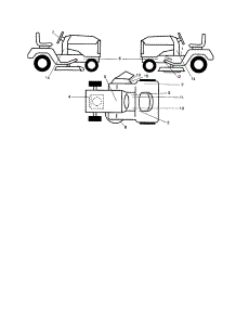 Decals parts for Craftsman Front-Engine Lawn Tractor 917253710 from AppliancePartsPros.com