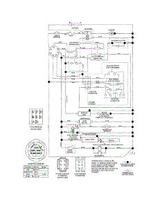 Schematic Diagram parts for Craftsman Front-Engine Lawn Tractor 917253710 from AppliancePartsPros.com
