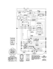 Schematic Diagram parts for Craftsman Front-Engine Lawn Tractor 917253711 from AppliancePartsPros.com