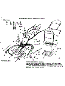 Electrical parts for Craftsman Front-Engine Lawn Tractor 917253712-1987 from AppliancePartsPros.com