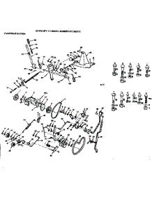 Varidrive System parts for Craftsman Front-Engine Lawn Tractor 917253712-1987 from AppliancePartsPros.com
