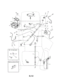 Electrical parts for Craftsman Front-Engine Lawn Tractor 917253714 from AppliancePartsPros.com
